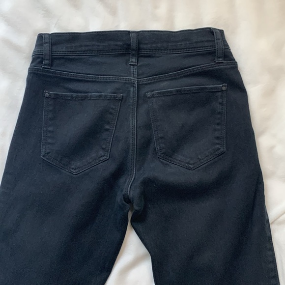 Elle Paris Slim Straight Black Jeans SZ (2) - Picture 4 of 9